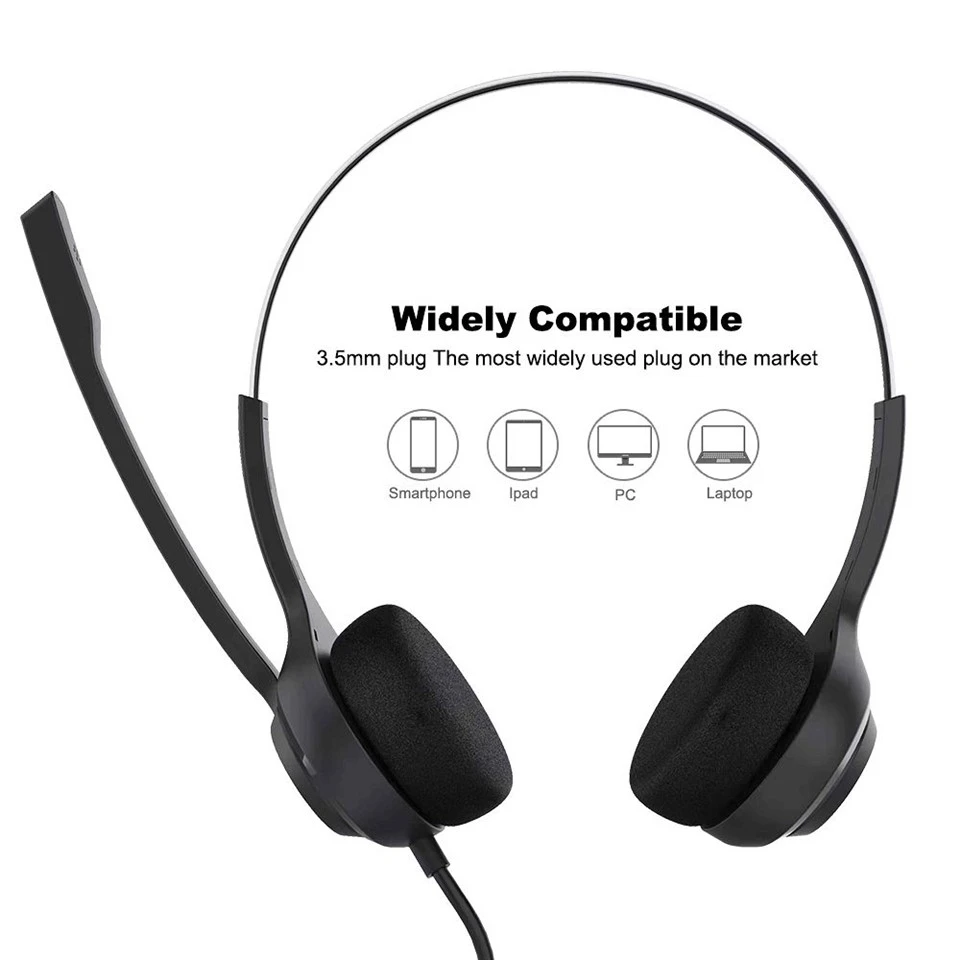 Noise Cancelling USB Office Headset